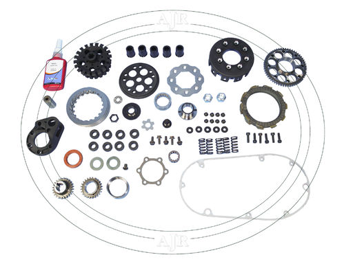 Gear primary drive and clutch