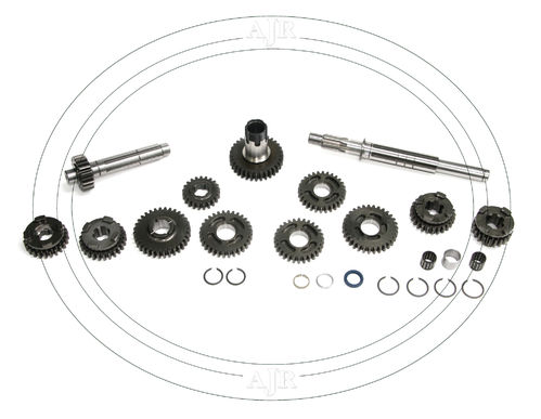 Six speed reinforced closed ratio gearbox set