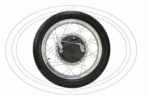 Rear wheel 2,50  w/brake and tyre