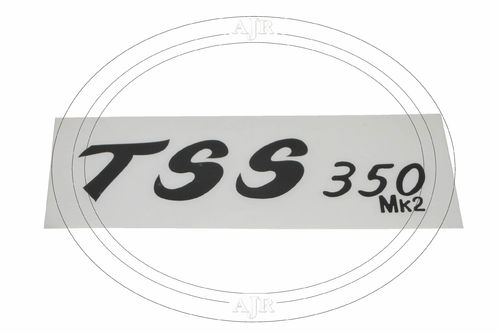 Pegatina logo TSS 350 MK2